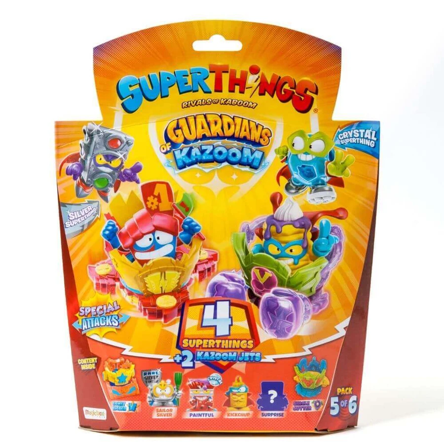 Набор из 4 фигурок и аксессуаров Guardians of Kazoom, Superthings: цены и характеристики