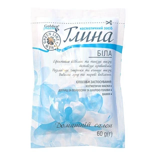 Глина Golden Pharm Белая косметическая, 60 г