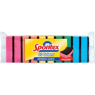 Губка Spontex Colors 10 шт