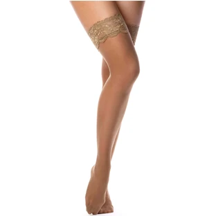 Медичні компресійні панчохи з резинкою Sahara, №5, LadyGloria