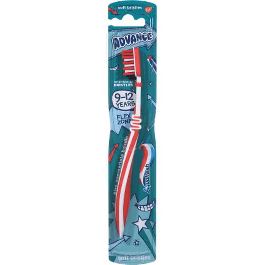 Aquafresh Зубная щетка Advance 9-12 лет, 1 шт.: цены и характеристики