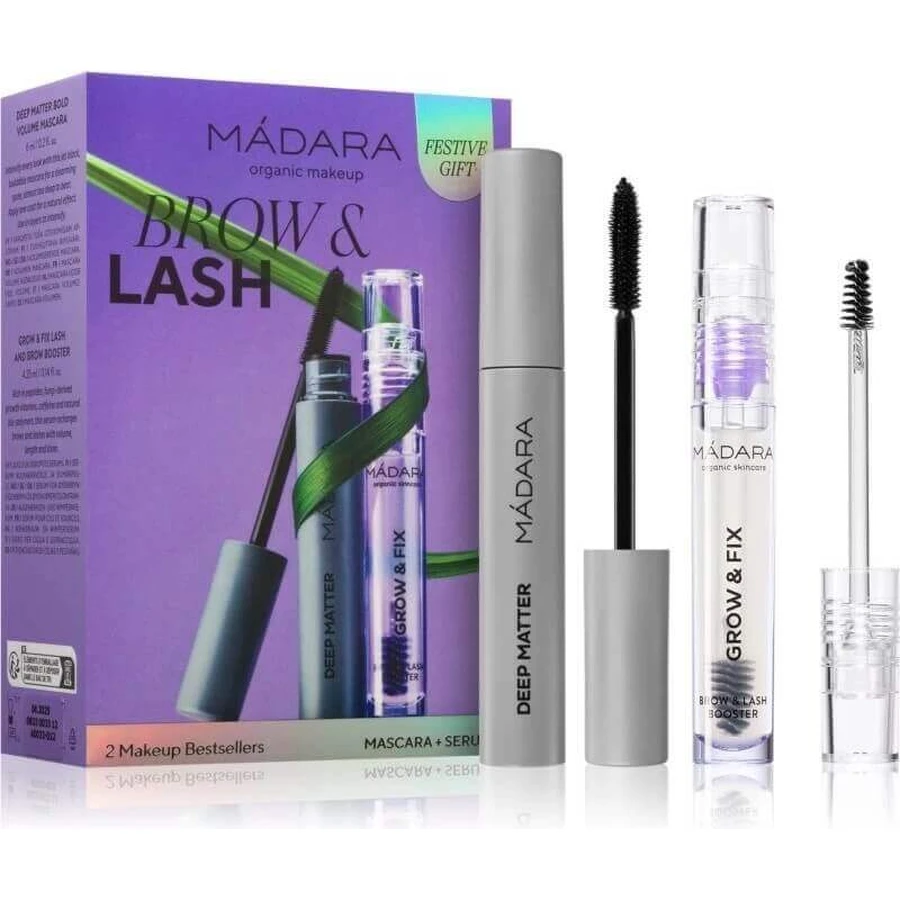 MÁDARA BROW & LASH Duo набор для ресниц и ресниц 1×1шт, подарочный набор: цены и характеристики