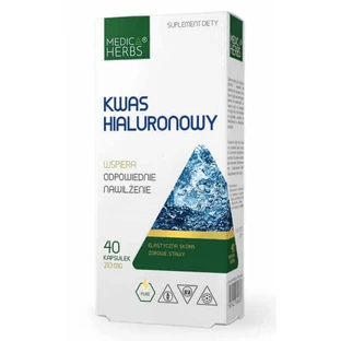 Гиалуроновая кислота 210 мг, 40 капсул Medica Herbs