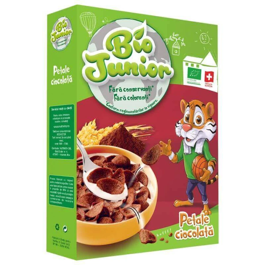 Злаки с шоколадными лепестками Organic Junior, 250 г, Nutritiva: цены и характеристики