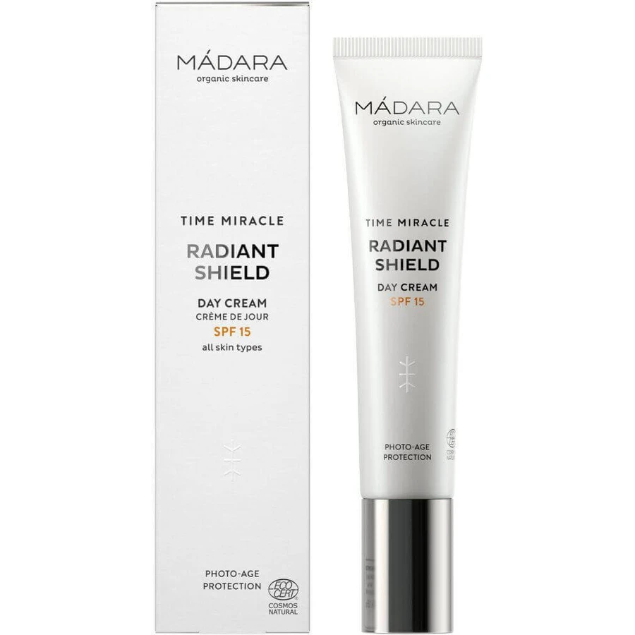 Mádara Захисний денний крем SPF 15 Time Miracle (Radiant Shield Day Cream SPF 15) 40 мл: ціни та характеристики