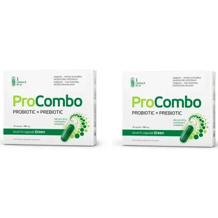 Пробіотик + пребіотик Vitaslim ProCombo для балансу кишкової флори, 2 х 10 капсул