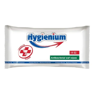 Антибактеріальні вологі серветки, 15 шт, Hygienium
