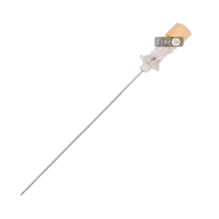 Игла для спинальной анестезии spinocan G 22 x 3 1/2", 0,7 x 88 мм, черная, 4507908-01: цены и характеристики