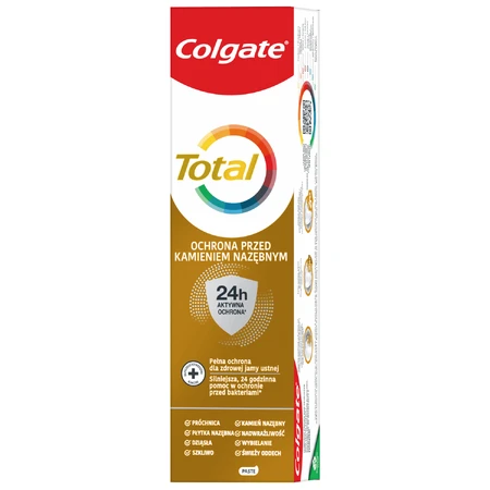 Зубна паста Colgate Total Anti-Tartar проти зубного каменю, 75 мл: ціни та характеристики