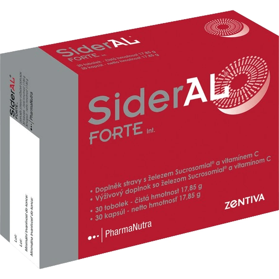 Сидерал Форте Zentiva SiderAL Forte капсули №30: ціни та характеристики