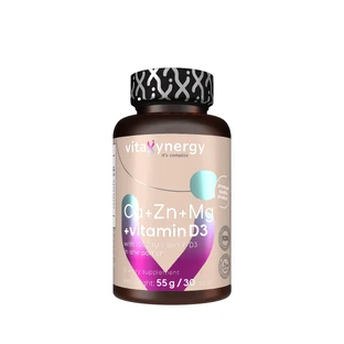 VitaXynergy Ca + Mg + Цинк + Вітамін D3, 30 таблеток