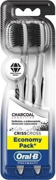 Зубна щітка Oral B 3D White Charcoal sensitive 1×2 шт, зубні щітки