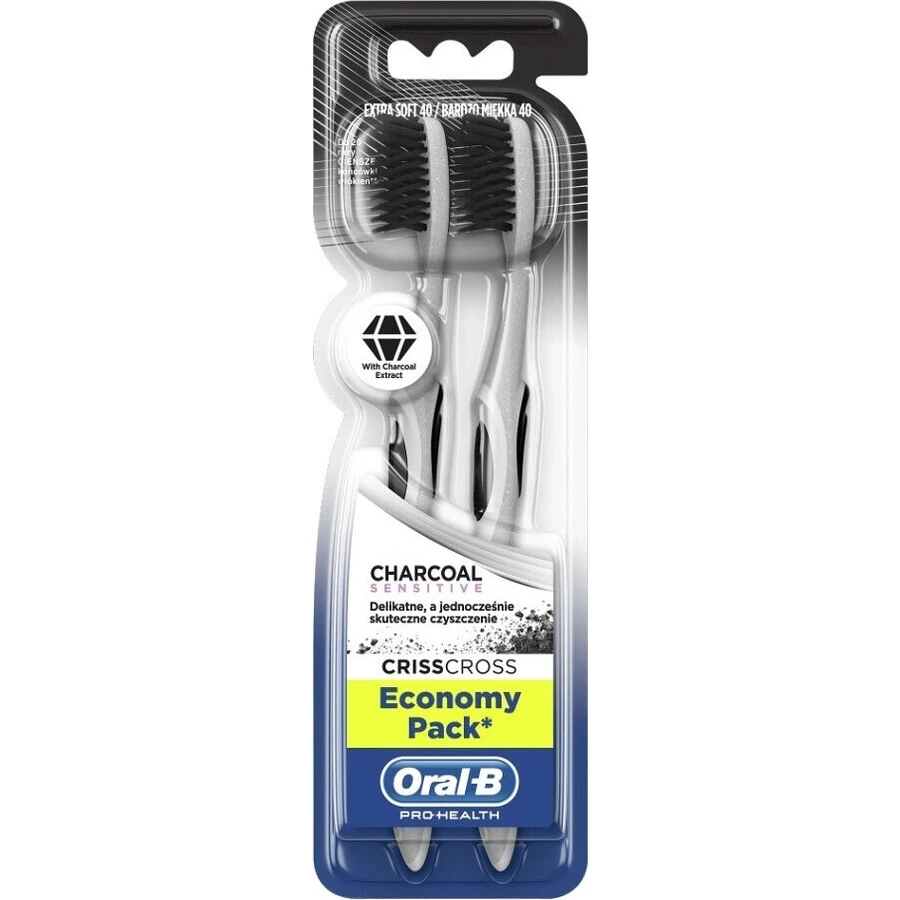 Зубная щетка Oral B 3D White Charcoal sensitive 1×2 шт, зубные щетки: цены и характеристики