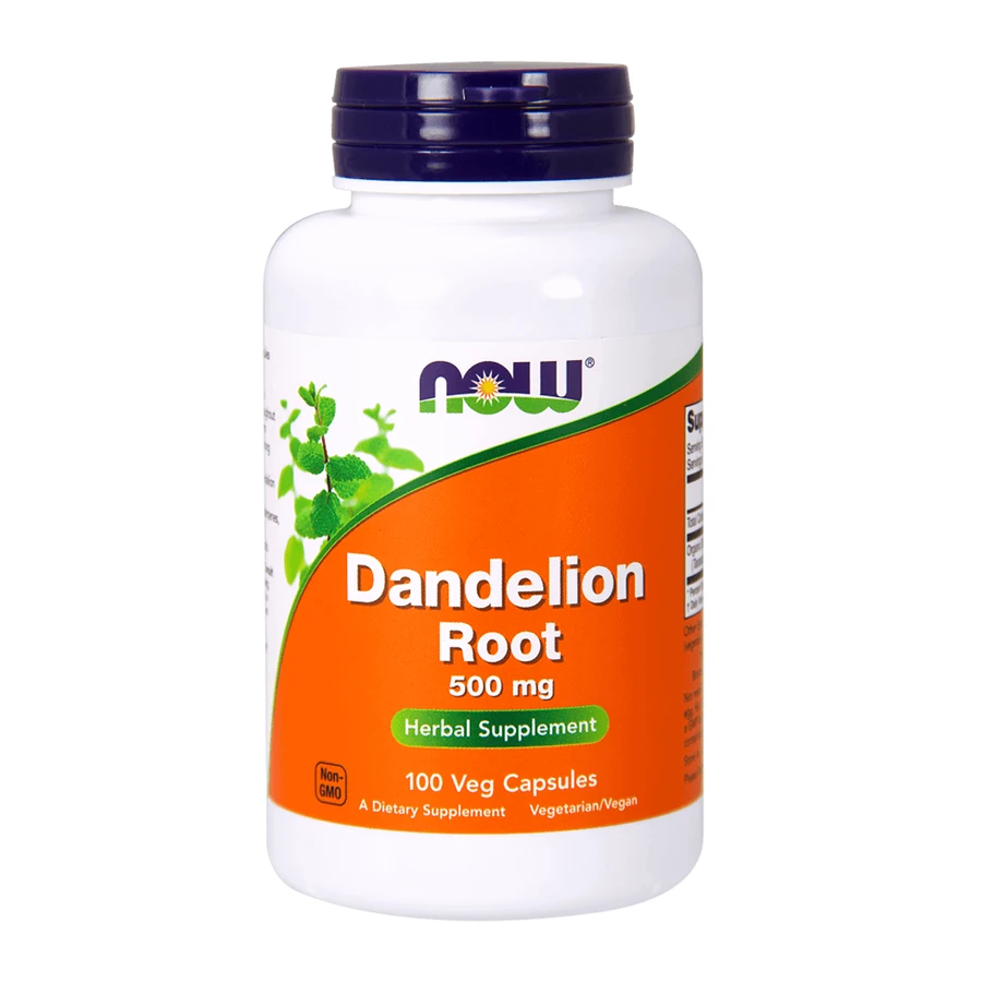 Now Foods Корень одуванчика 500 мг, одуванчик, 100 капсул: цены и характеристики