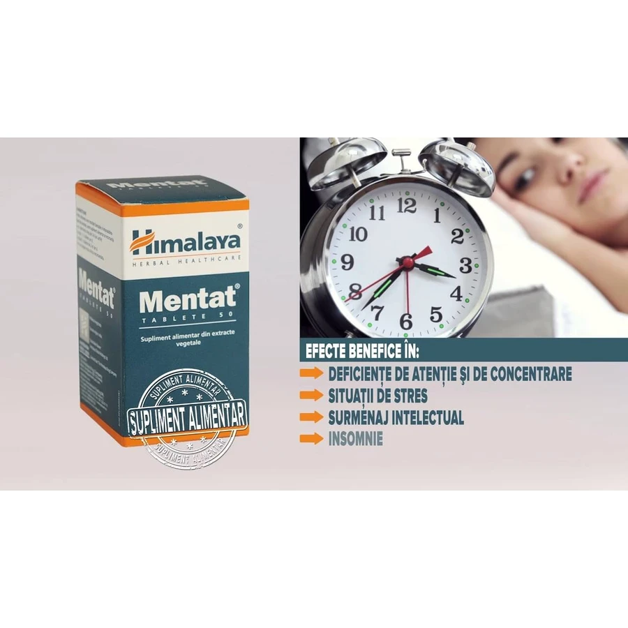 Ментат Himalaya Mentat, 50 таблеток: ціни та характеристики