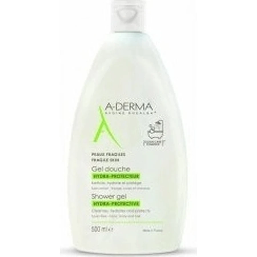 A-DERMA GEL DOUCHE HYDRA-PROTECTEUR 1×500 мл, зволожуючий гель для душу без мила: ціни та характеристики