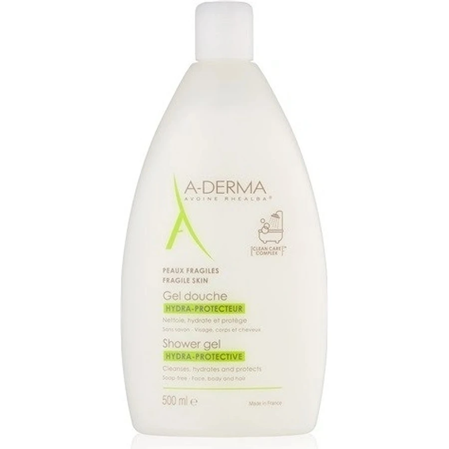 A-DERMA GEL DOUCHE HYDRA-PROTECTEUR 1×500 мл, зволожуючий гель для душу без мила: ціни та характеристики