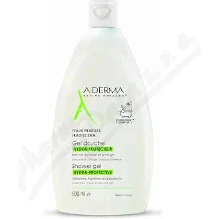 A-DERMA GEL DOUCHE HYDRA-PROTECTEUR 1×500 мл, зволожуючий гель для душу без мила: ціни та характеристики