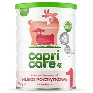 Сухая детская смесь Capricare 1 на основе козьего молока, с рождения, 400 г
