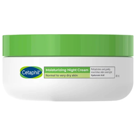 Cetaphil, Увлажняющий крем для лица с гиалуроновой кислотой, ночной крем, 48 мл: цены и характеристики