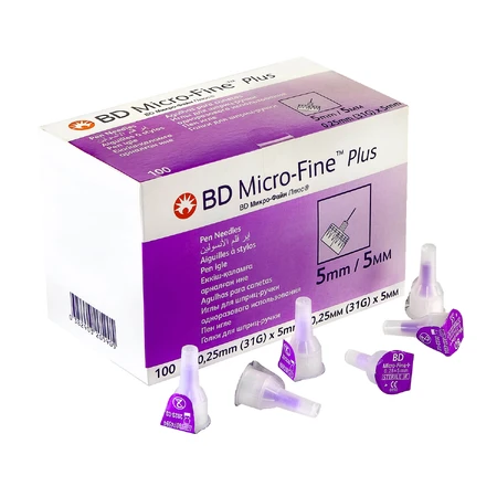 Игла для шприц-ручки BD Micro-Fine Plus 31G 0,25 х 5мм №1: цены и характеристики