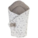 Bomimi Wrap двусторонняя норка животные серый