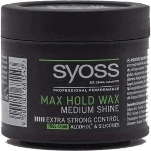 Syoss Max Hold Pr Max Hold Wax, 150 мл