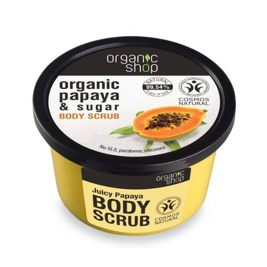 Скраб для тела Organic Shop Папайя 250 мл: цены и характеристики