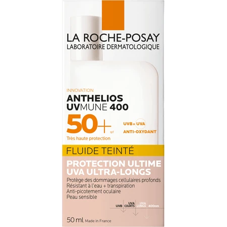 La Roche-Posay Anthelios тонирующий флюид SPF50+ 50 мл: цены и характеристики