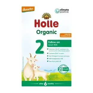 Сухая молочная смесь Holle Organic Formula 2 на основе козьего молока, с 6 месяцев, 400 г