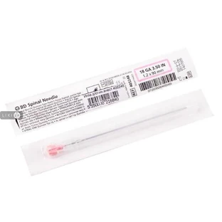 Иглы спинальные bd spinal needle 18G (1,2 х 90 мм), с острием типа Quincke