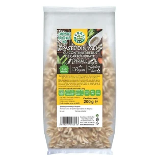Макароны из проса с низким содержанием углеводов, спиральки, 200 г, Herbal Sana