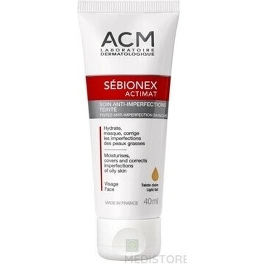 ACM SÉBIONEX ACTIMAT Тонирующий крем 1×40 мл, для проблемной кожи: цены и характеристики