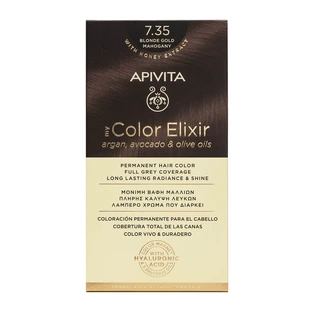Краска для волос My Colour Elixir, оттенок 7.35, Apivita