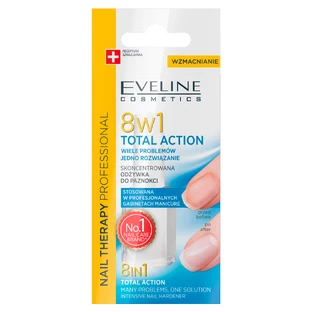 Eveline Nail Therapy Professional 8w1 Total Action Concentrated Nail Conditioner, 12 мл