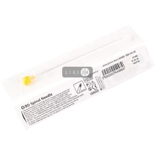 Иглы спинальные bd spinal needle 20G (0,9 х 90 мм), с острием типа Quincke