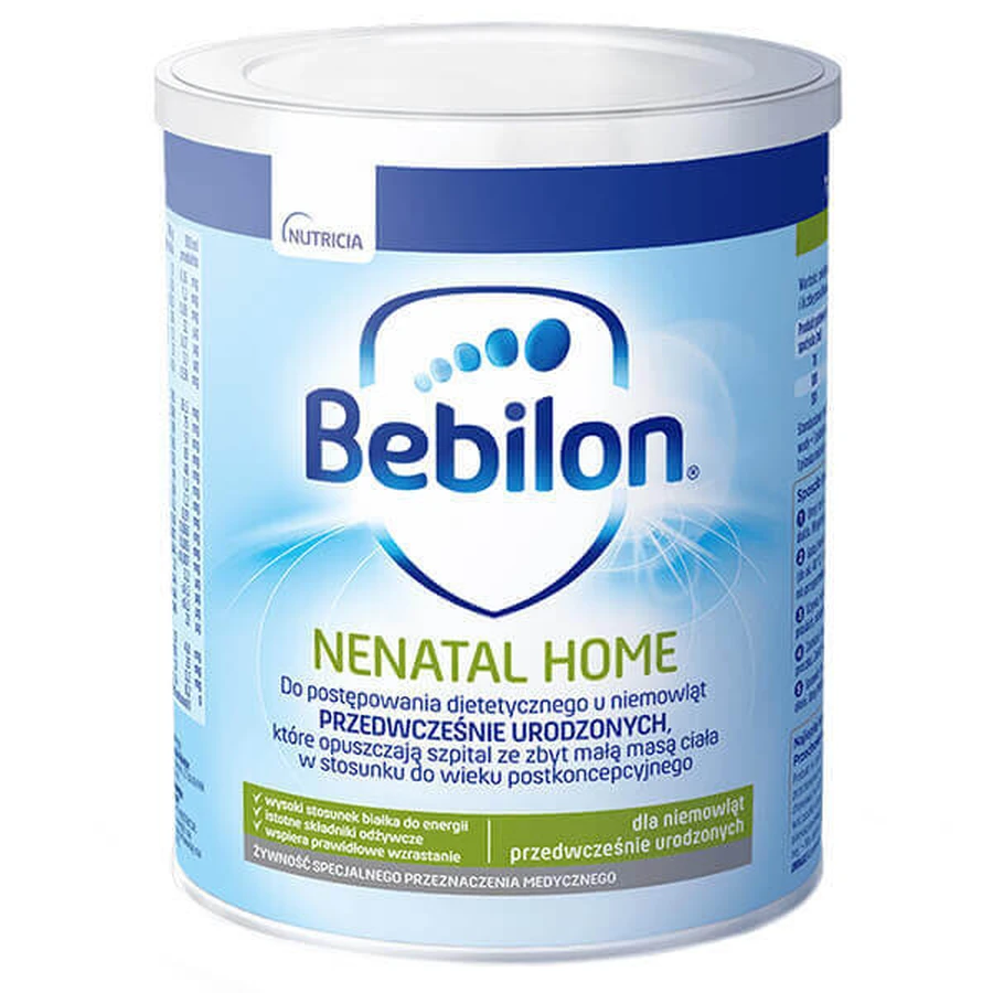 Bebilon Nenatal Home, для недоношених дітей, 400 г: ціни та характеристики