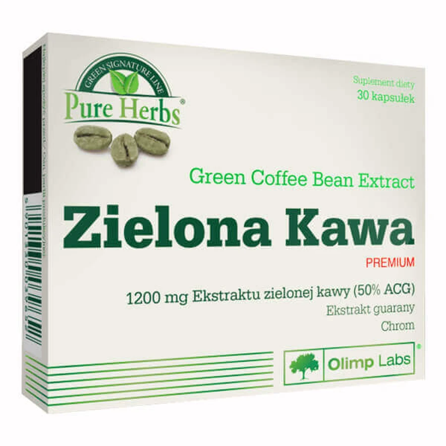 Olimp Green Coffee Premium, 30 капсул: цены и характеристики