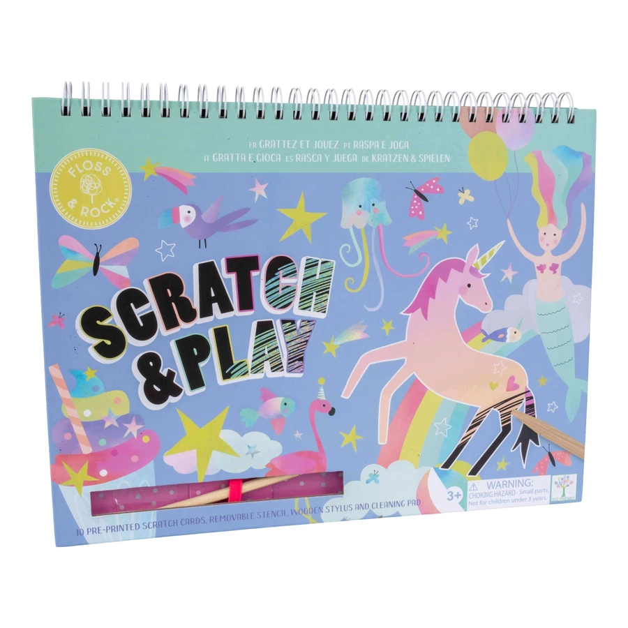 Scratch & Play Scratch & Play Fantasy Activity Book, 3 года+, Floss & Rock: цены и характеристики