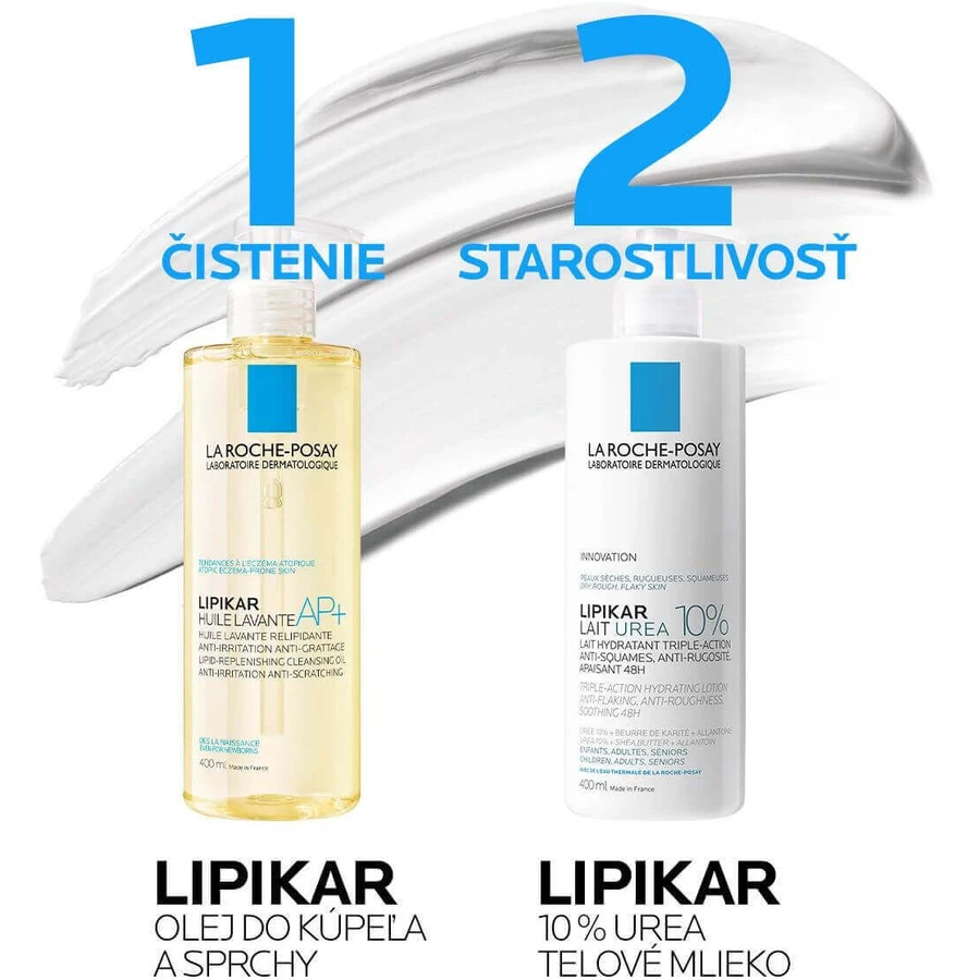 Лосьйон для тіла La Roche-Posay Lipikar 10% UREA для дуже сухої, грубої та лущиться шкіри 400 мл: ціни та характеристики