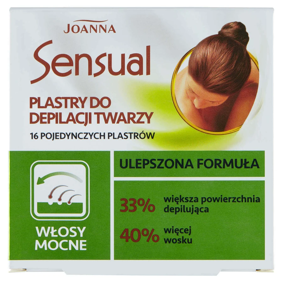 Joanna Sensual Пластирі для депіляції обличчя 16 шт + тюбик олії агоджа 10 мл: ціни та характеристики