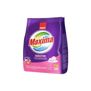 Пральний порошок Sano Maxima Sensitive для білих і кольорових тканин, 1,25 кг