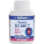 MedPharma ВИТАМИН K2 MK-7 + D3 1000 МЕ 1×107 капс, пищевая добавка: цены и характеристики