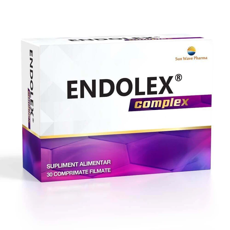 Ендолекс Комплекс Sun Wave Pharma Endolex Complex, 30 таблеток, вкритих плівковою оболонкою: ціни та характеристики