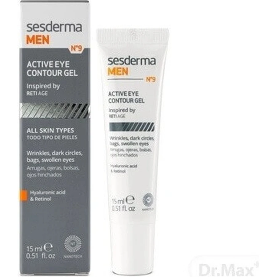 sesderma MEN ACTIVE Eye Gel 1×15 мл, гель для очей для чоловіків: ціни та характеристики