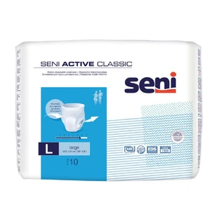 Впитывающие эластичные трусики, большие, 10 штук, Seni Active Classic