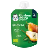 Gerber Органічний десерт в тюбику, груша, після 4 місяців, 80 г