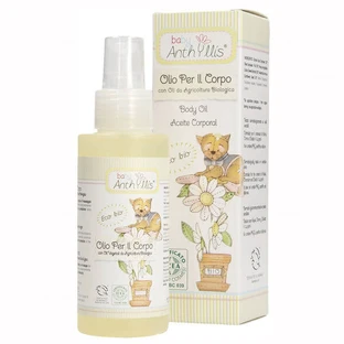 Anthyllis Baby EcoBio, масло для тела с органическим фермерским маслом, с 1 месяца, 100 мл