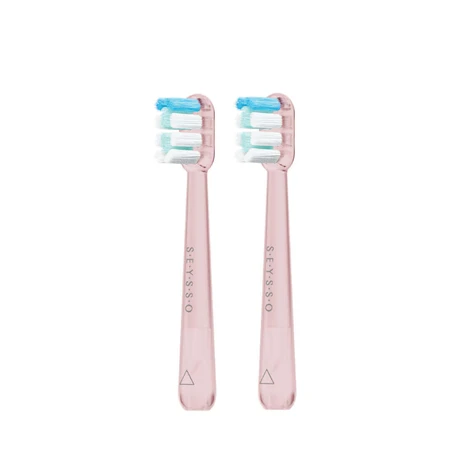 Seysso Deep Clean, змінні щетинки для звукової зубної щітки Junior, рожеві, 2 шт.: ціни та характеристики