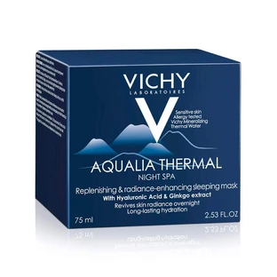 Нічний зволожуючий гель-крем Vichy Aqualia Thermal SPA з ефектом анти-туману, 75 мл